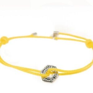 Marc by Marc Jacobs Yellow Bracelet with Silver Charm